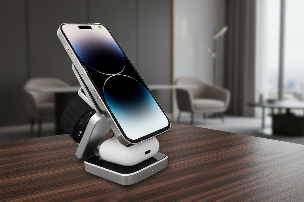Orbit Fold™ Portable 3 in 1 Charging System